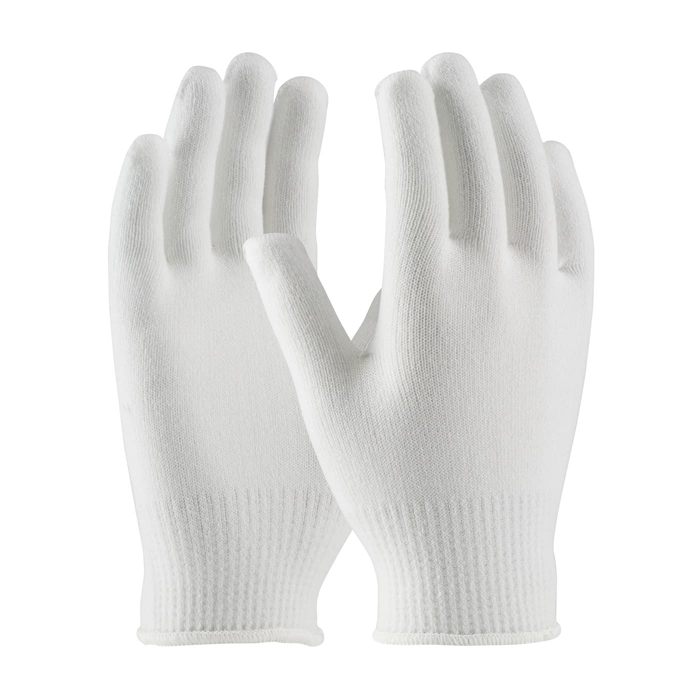 Seamless Knit Thermal Yarn/Elastane Glove - 13 Gauge, White (41-002) - L