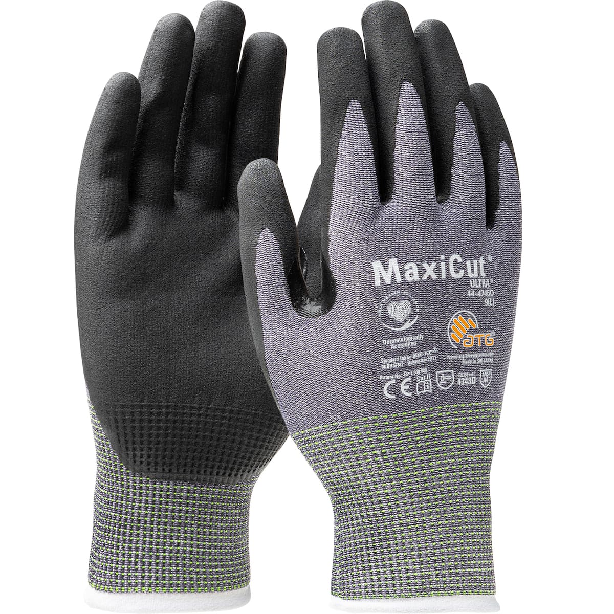 Maxicut Ultra, Blk Micro-Foam Nitrile Coated Palm & Finger Tips