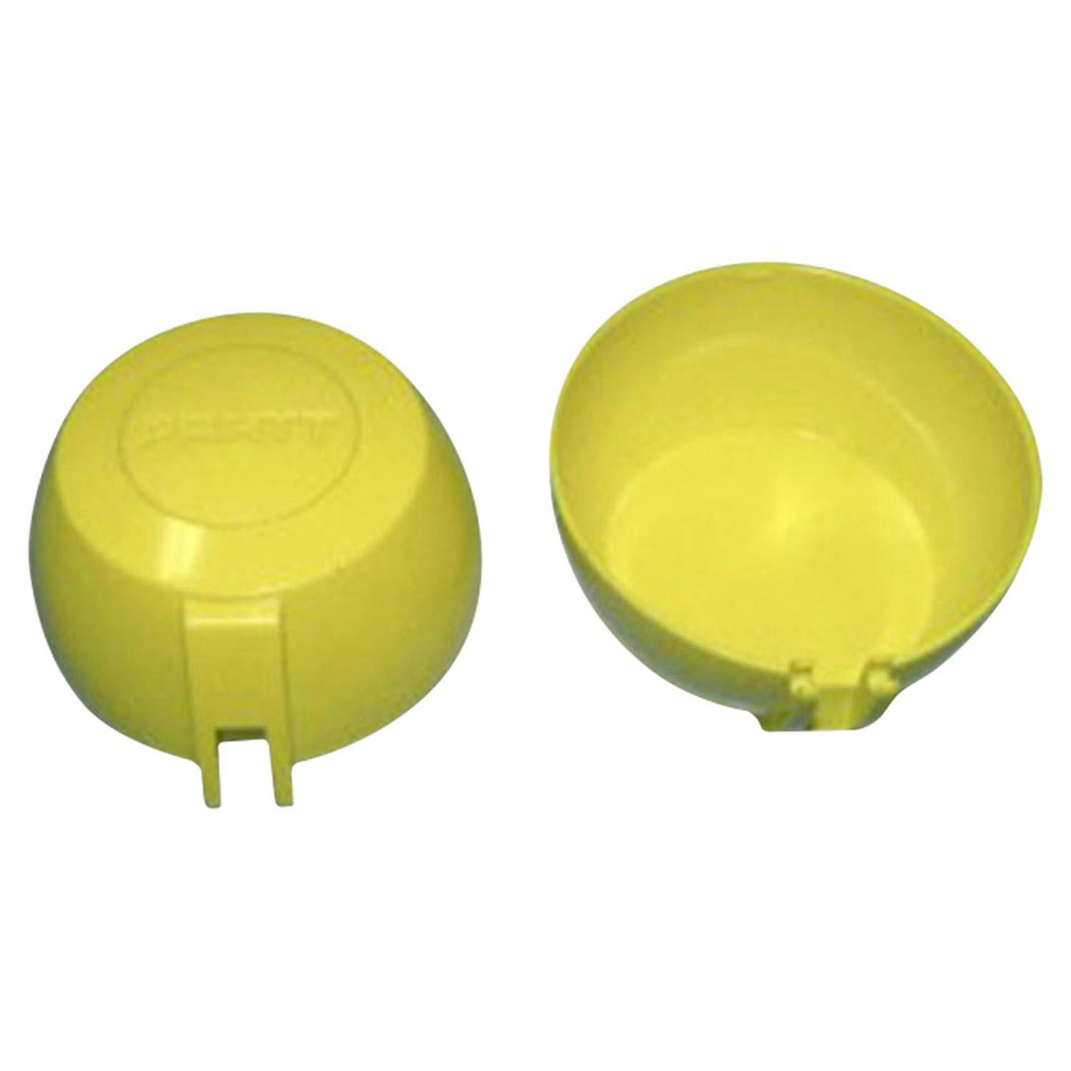 Pratt Dust Cover Caps For Single Eye Wash Nozzle Assembly Pk Of 2