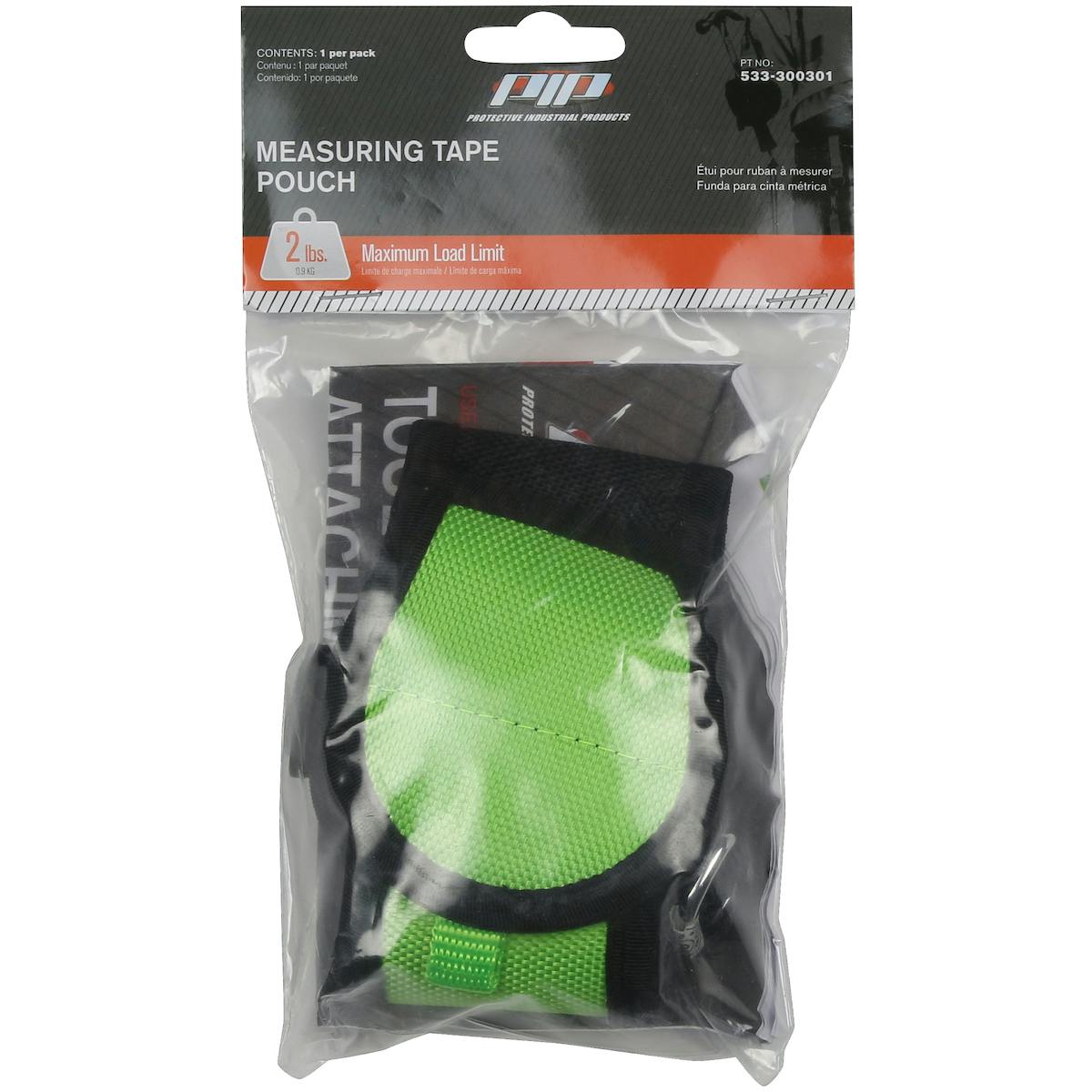 Measuring Tape Pouch - 2 lbs. maximum load limit - Retail Packaged, Lime (533-300301) - OS_0