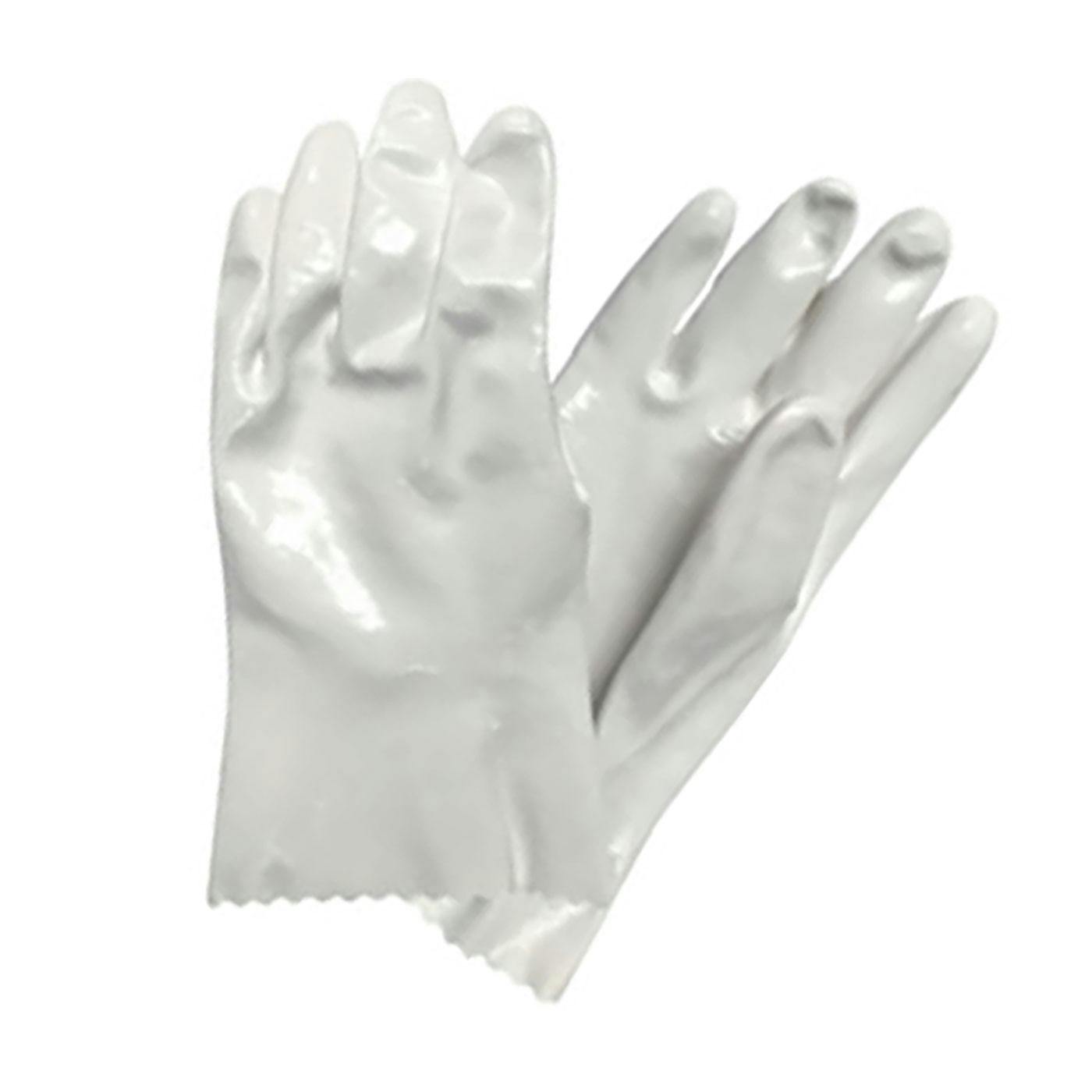 Polyurethane Solvent Glove with Cotton Lining - 13", White (550) - L