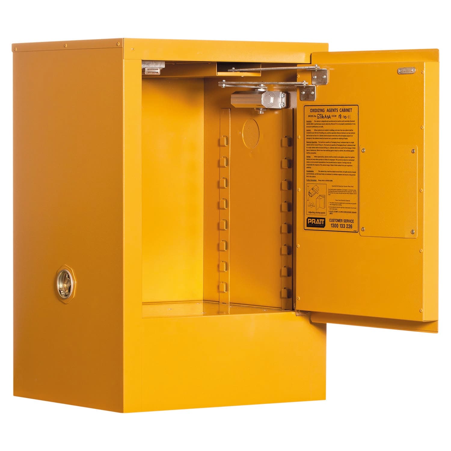 Pratt Oxidizing Agent Storage Cabinet: 30L - 1 Door - 1 Shelf_0