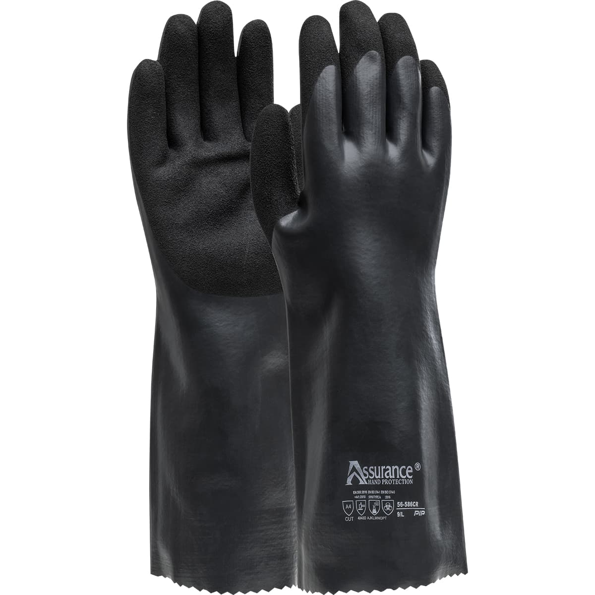 Nitrile Coated Glove With Ansi A4 Cut Resistant Liner