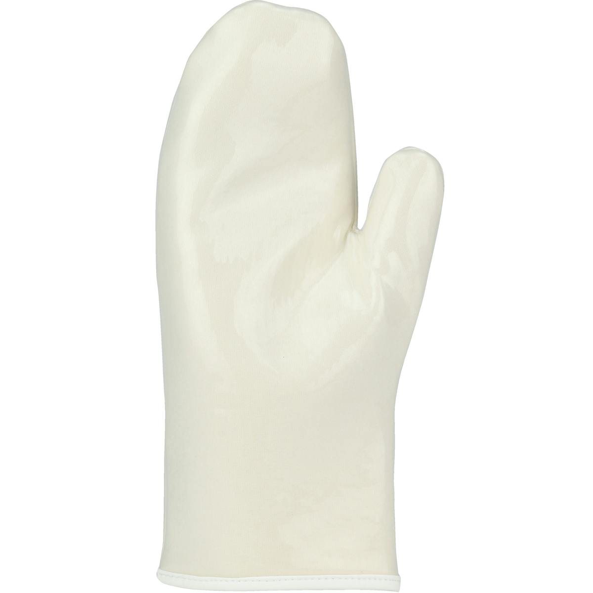 Heat & Cold Resistant Mitt with Silicon Rubber Outer Shell and Nylon Lining - 12", White (73G) - L_1