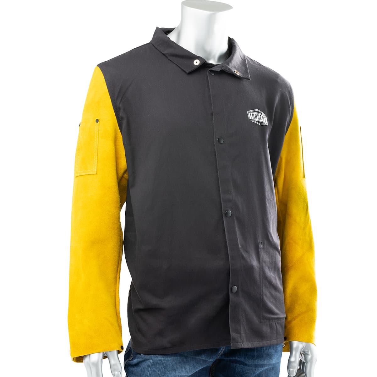 Fr Cotton/Leather Jacket