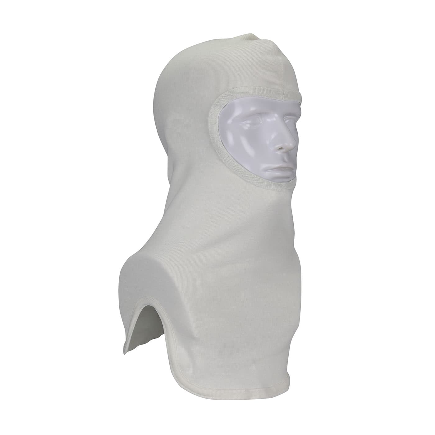 Nomex / Lenzing FR Hood with Straight Cut Design - Full Face, White (906-2080NOL7B) - OS_1