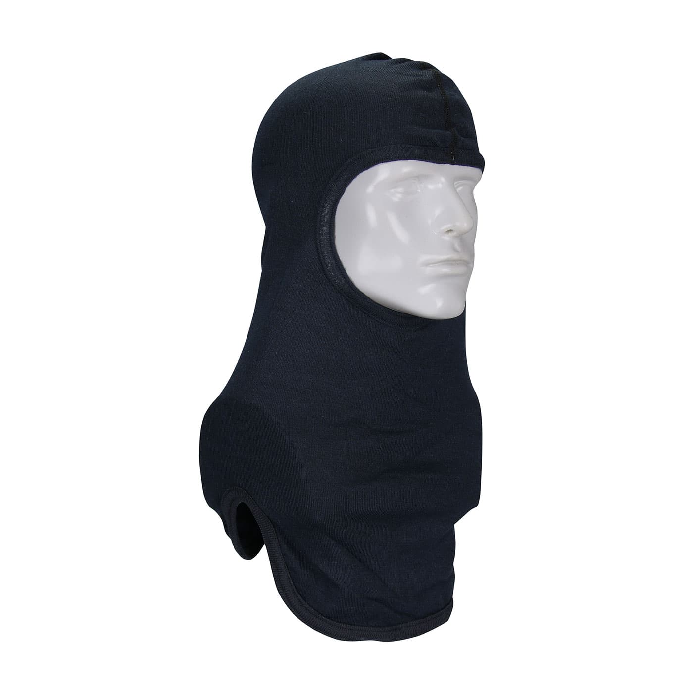 Nomex / Lenzing FR Hood with Straight Cut Design - Full Face, Black (906-2080NOL7BLKB) - OS_1