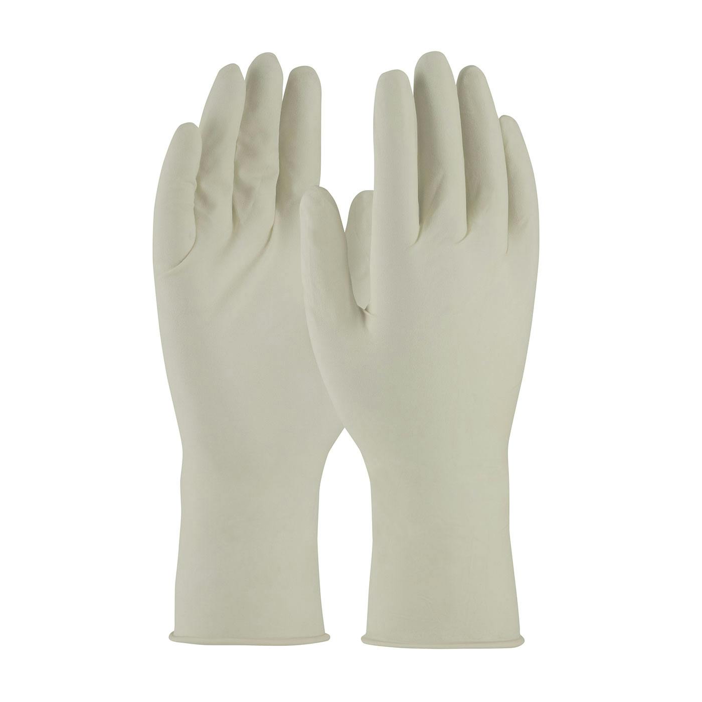 QRP® Qualatex® Single Use Class 100 Cleanroom Latex Glove with Fully Textured Grip - 12" (910SC)