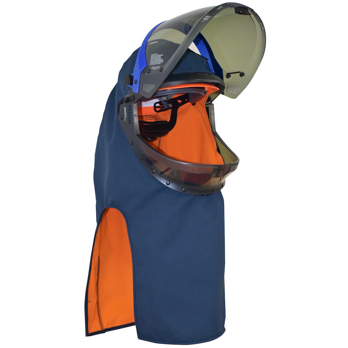 40 cal/cm2 Lift Front Arc Flash Hood, Navy (9150-53850) - OS