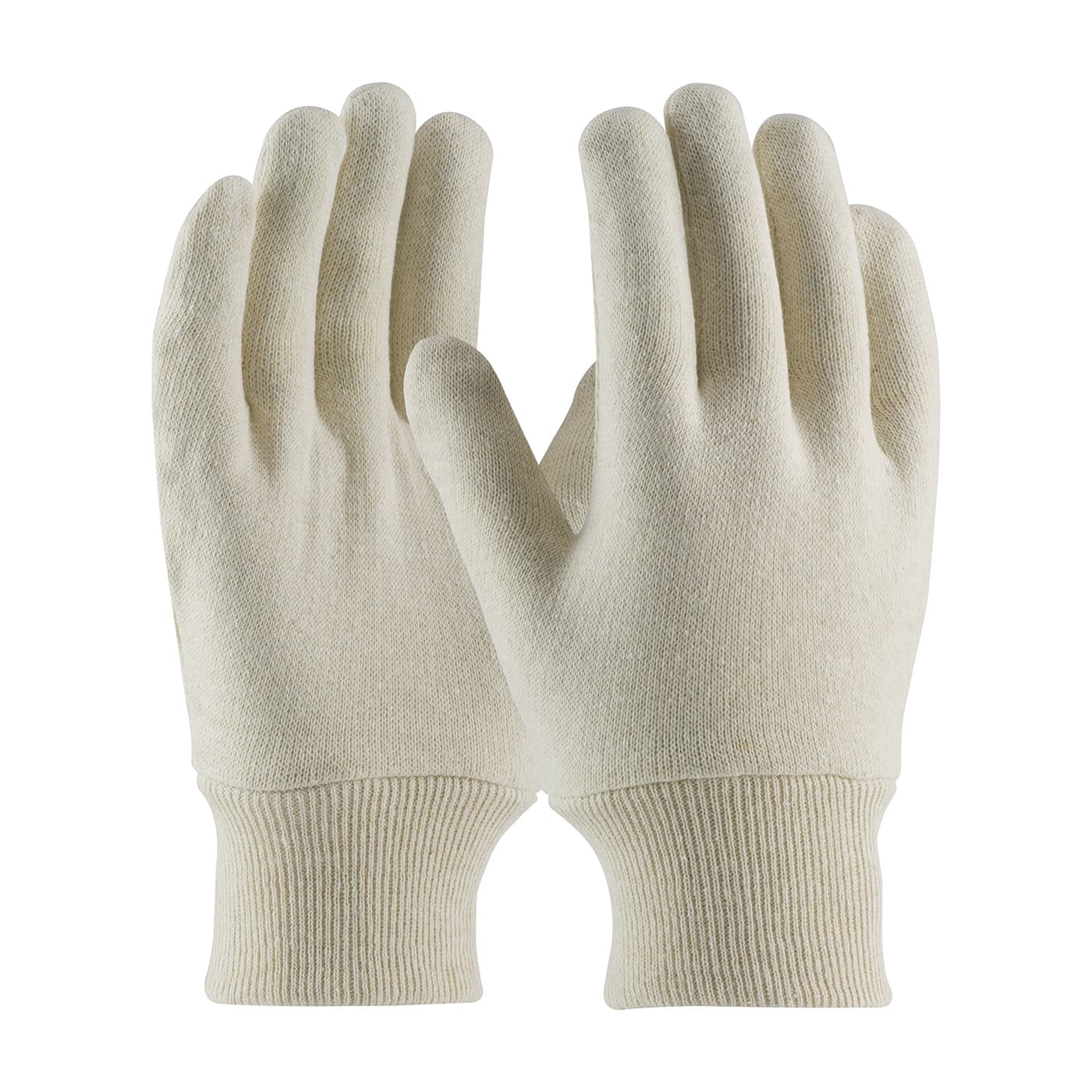 Regular Weight Polyester/Cotton Reversible Jersey Glove - Ladies', Natural (95-606C) - LADIES