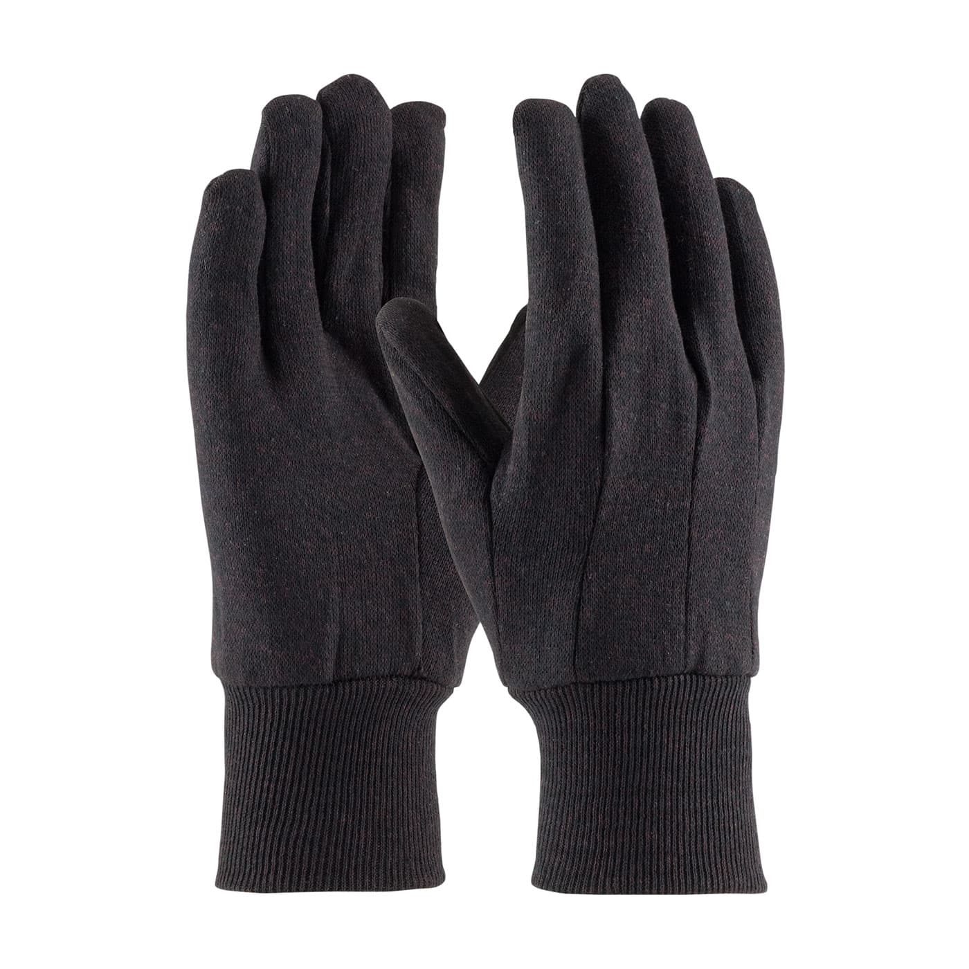 Regular Weight Polyester/Cotton Jersey Glove - Men's, Brown (95-808) - MENS