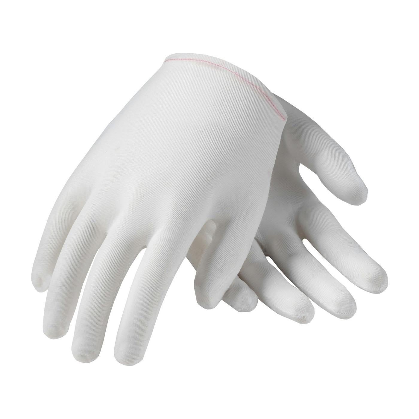 Medium Weight Cotton Lisle Inspection Glove with Rolled Hem Cuff - Men's, White (97-520R) - MENS_1