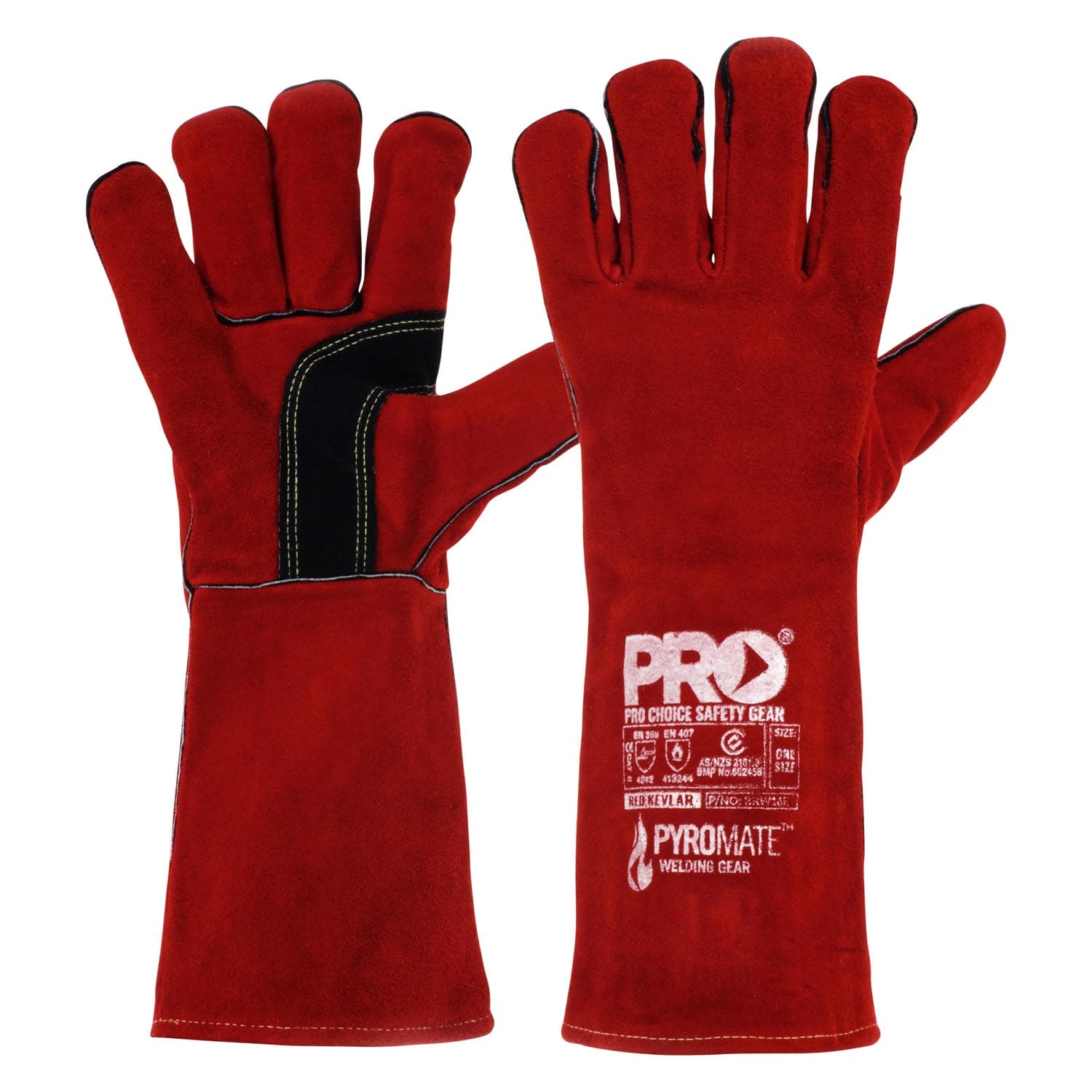 Pro Choice Pyromate® Red Kevlar® Glove Large