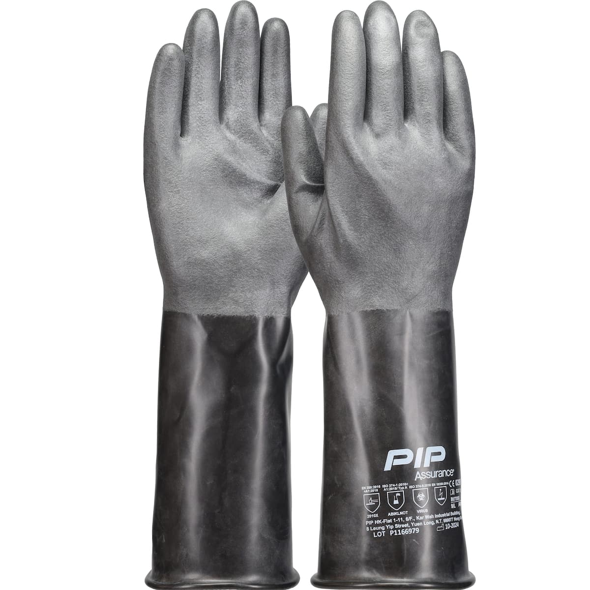 20 Mil Butyl Chemical Glove Rough Grip