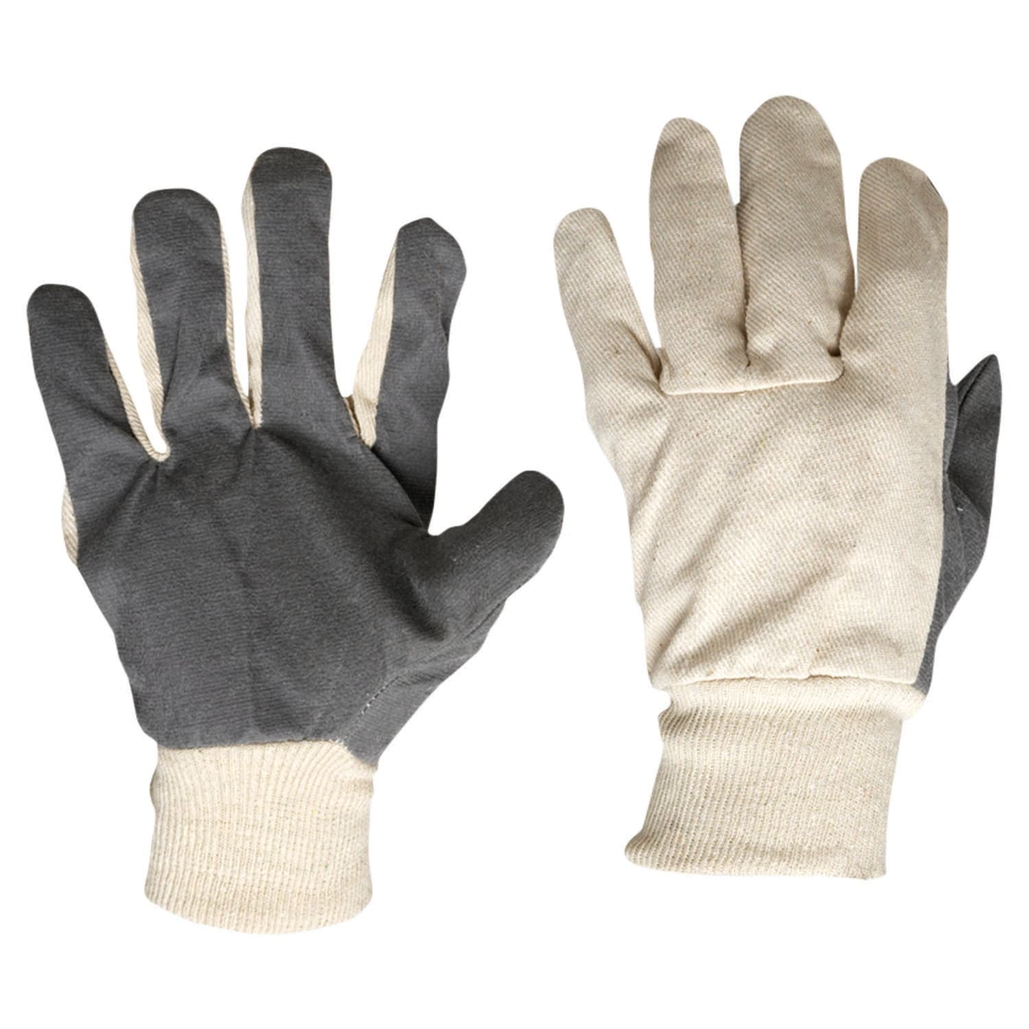 Pro Choice Cotton Drill Vinyl Palm Gloves Large_0