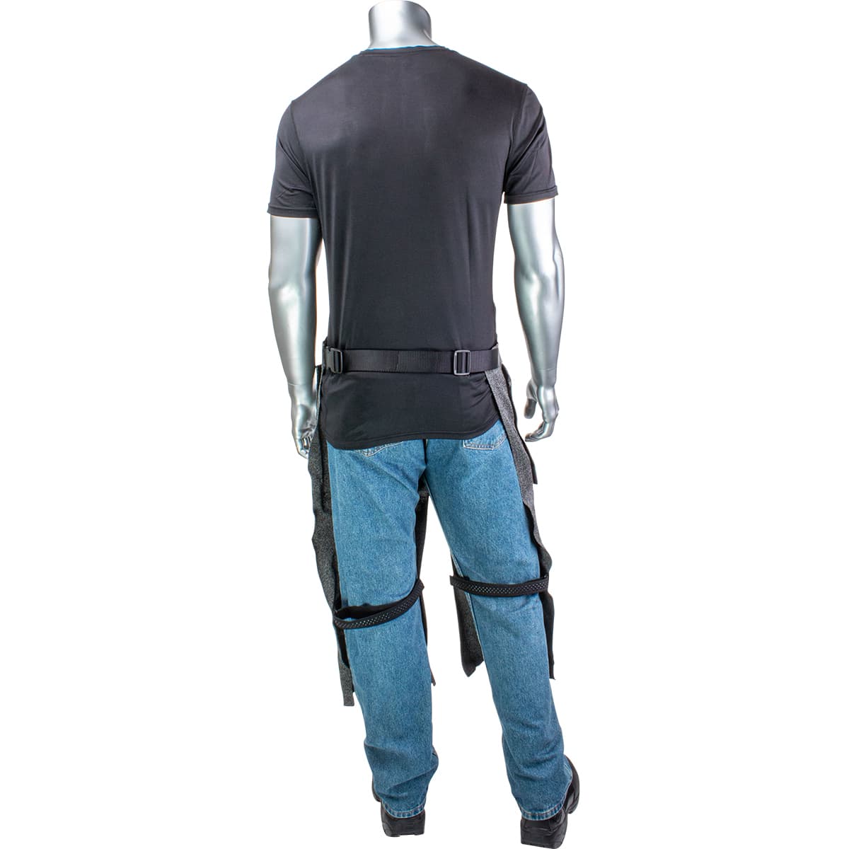 ATA Blended Cut Resistant Chaps with Reinforcement and Adjustable Straps, Dark Gray (CHAPS155) - 30