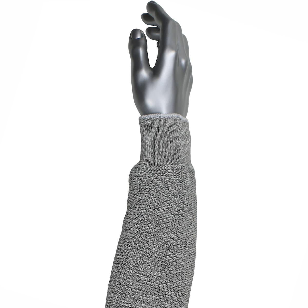 Single-Ply High Performance Polyester Fiber Blended Sleeve with Antimicrobial Fibers, Gray (CS7GY-AC) - 18