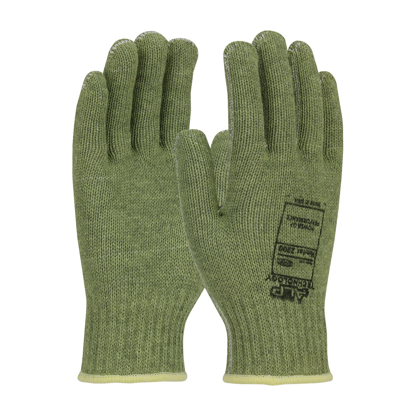 Kevlar Acp 7G Knit H. Wgt, Polyester Lined, Green