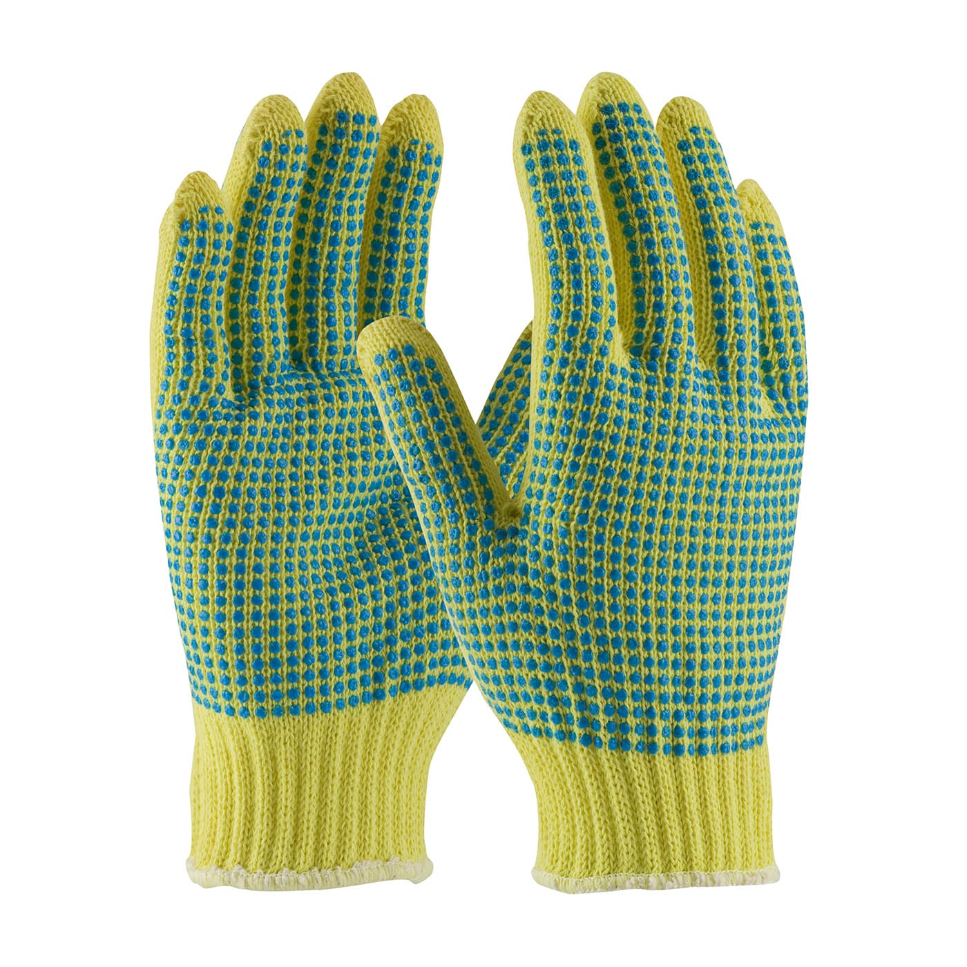 Kut Gard Seamless Knit DuPont Kevlar Glove with Double-Sided PVC Dot Grip - Medium Weight (08-K300PDD)