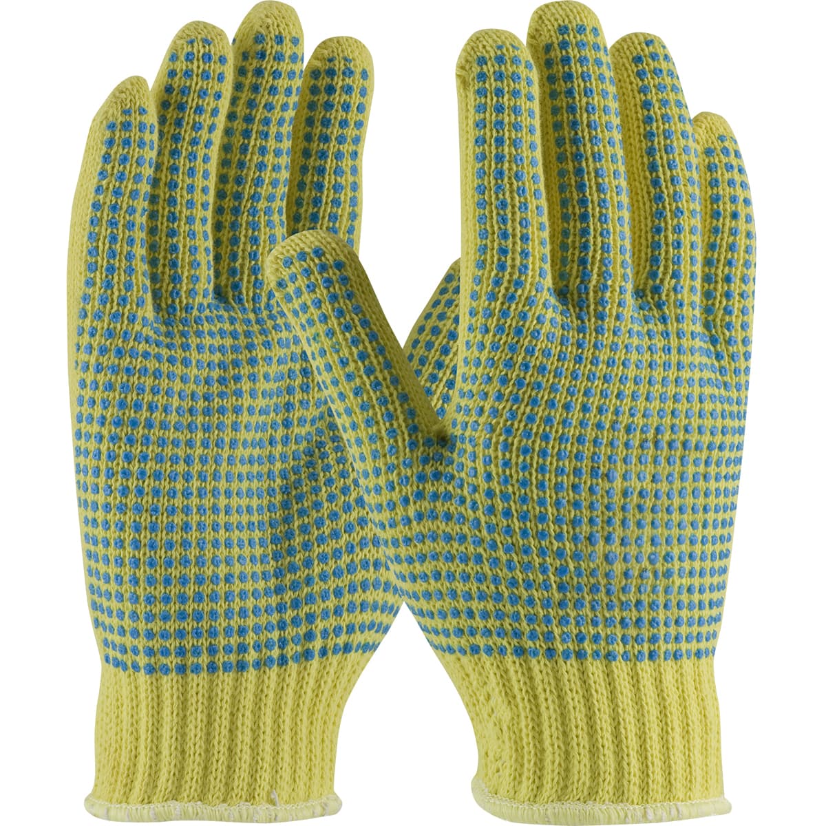 Kut Gard Seamless Knit DuPont Kevlar Glove with Double-Sided PVC Dot Grip - Heavy Weight (08-K350PDD)