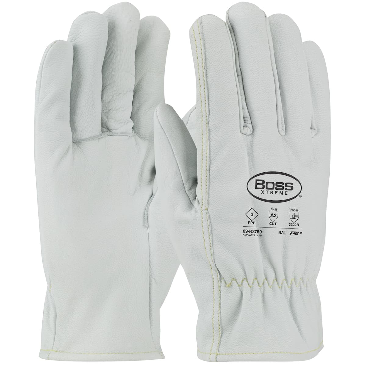 Max Safety Ar Goatskin Drivers, 13G Kevlar Lining, Straight Thumb, A2