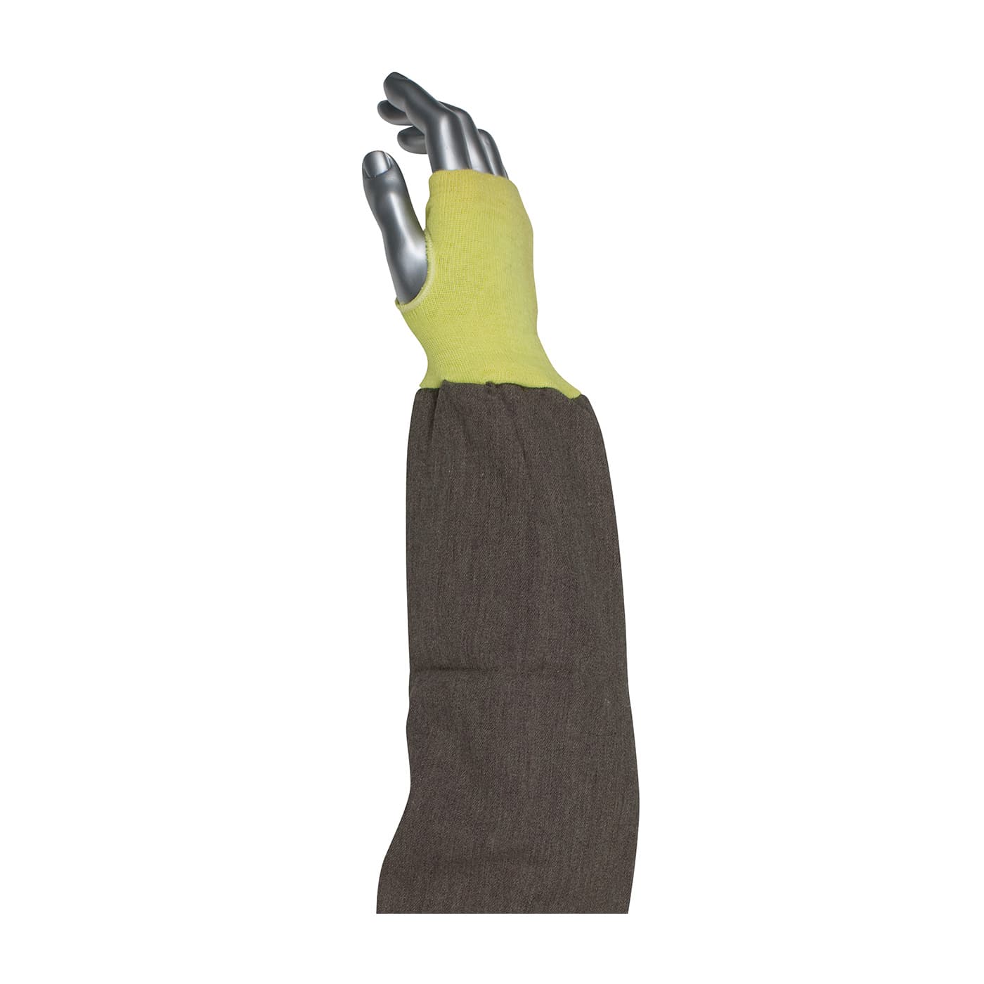 Kut Gard FR Viscose / DuPont Kevlar Blended Sleeve with Blue/Gold Elastic End and Thumb Hole (10-K46)