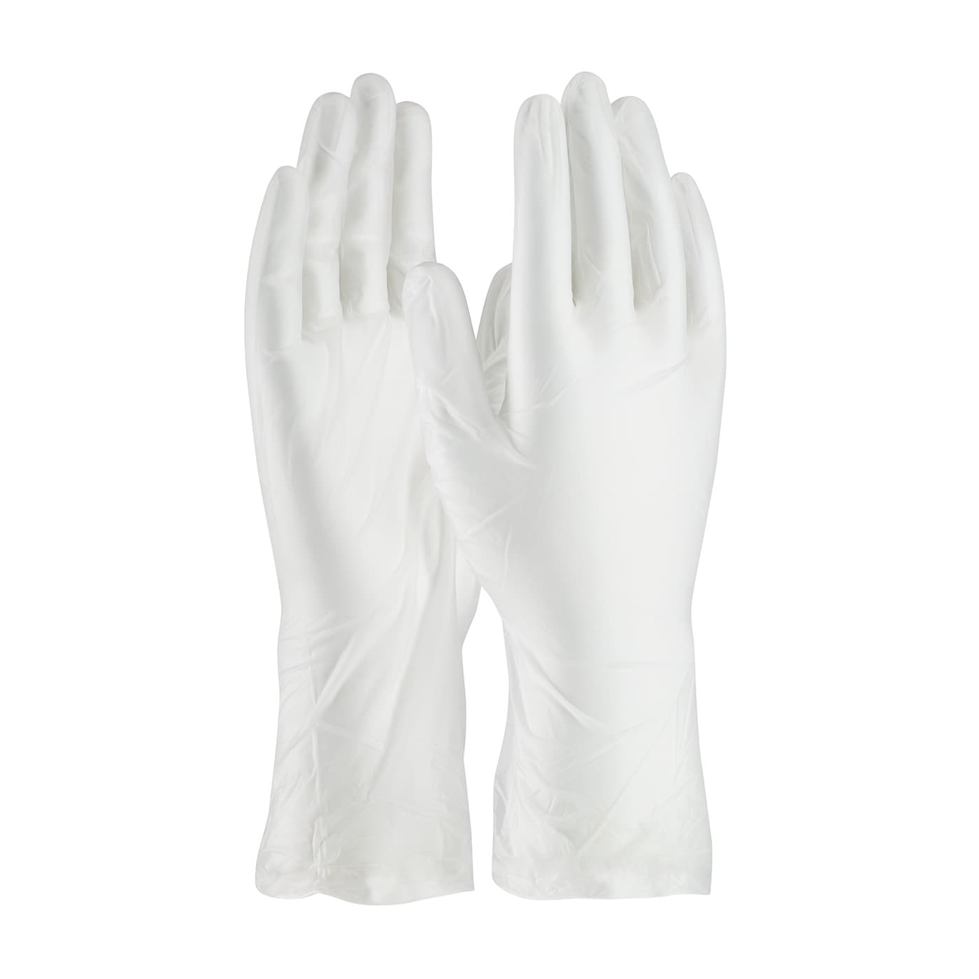 CleanTeam Single Use Class 100 Cleanroom Vinyl Glove with Finger Textured Grip - 12 inch (100-2830)