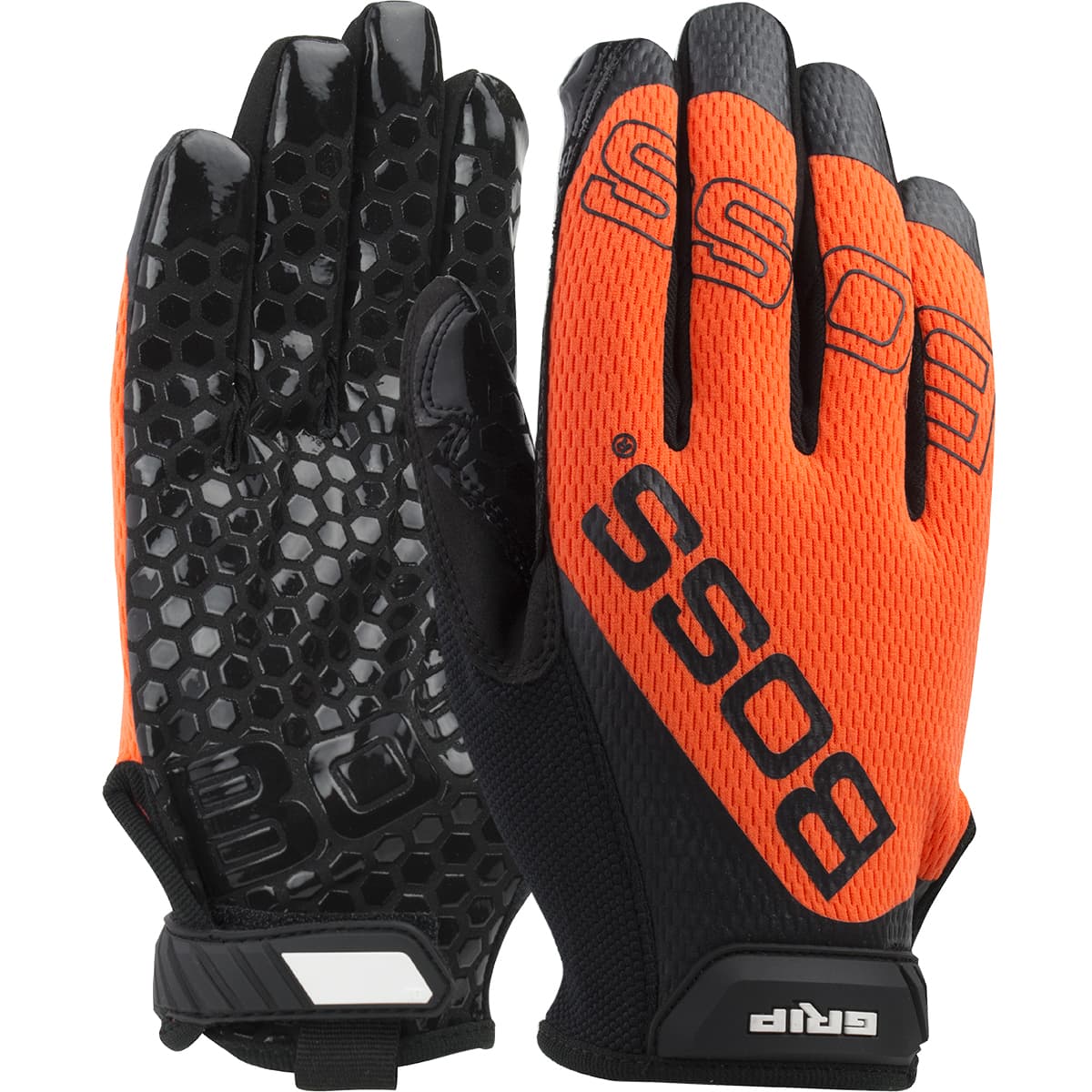 Boss Synthetic Microfiber Palm with Silicone Grip and Hi-Vis Mesh Fabric Back (120-MG1240T)_1