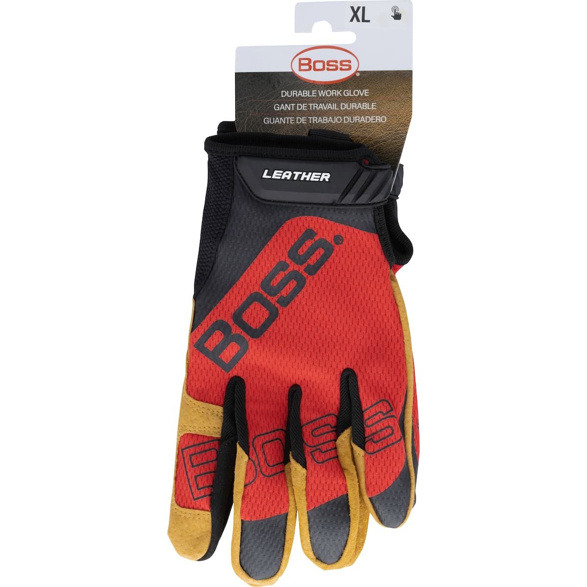 Boss Premium Pigskin Leather Palm with Mesh Fabric Back (120-ML1350T)