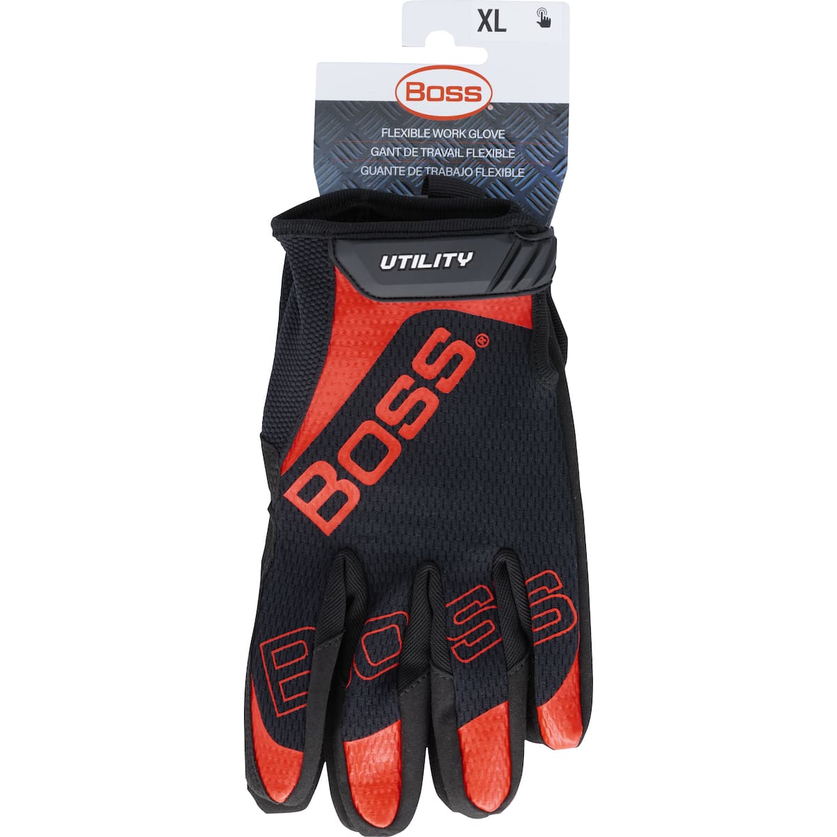 Boss Synthetic Microfiber Palm with Mesh Fabric Back (120-MU1210T)