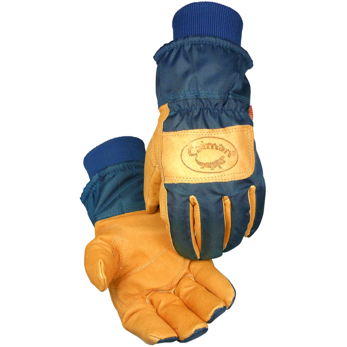 Caiman Pigskin Leather Palm Glove with Polyester Back and Heatrac Insulation (1354)