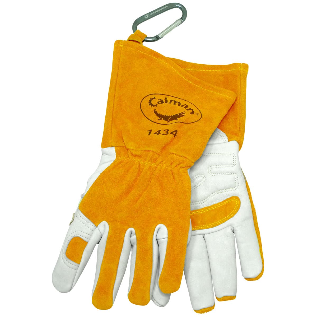 Caiman Premium Cow Grain MIG/Stick Welder's Glove with Light Cotton/Fleece Insulation (1434)