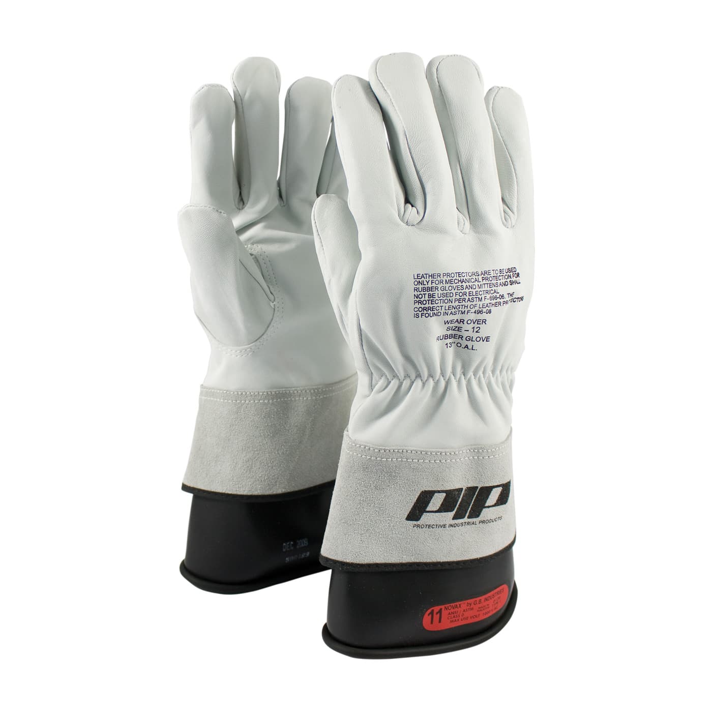 PIP Top Grain Goatskin Leather Protector for Novax Gloves - Gauntlet Cuff (148-2000)