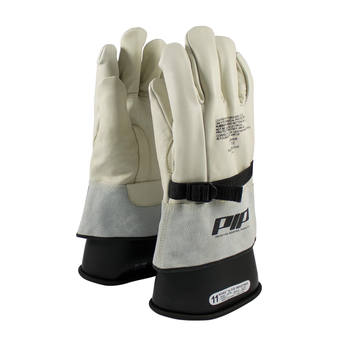 PIP Top Grain Cowhide Leather Protector for Novax Gloves - Gauntlet Cuff (148-4000)