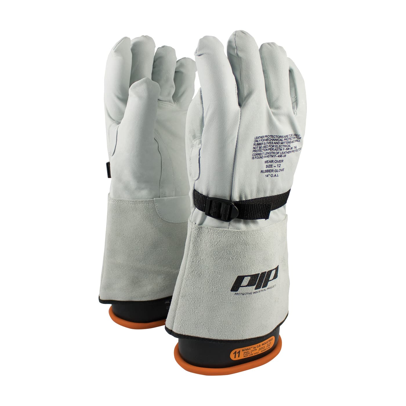 PIP Top Grain Goatskin Leather Protector for Novax Gloves - Gauntlet Cuff (148-6000)
