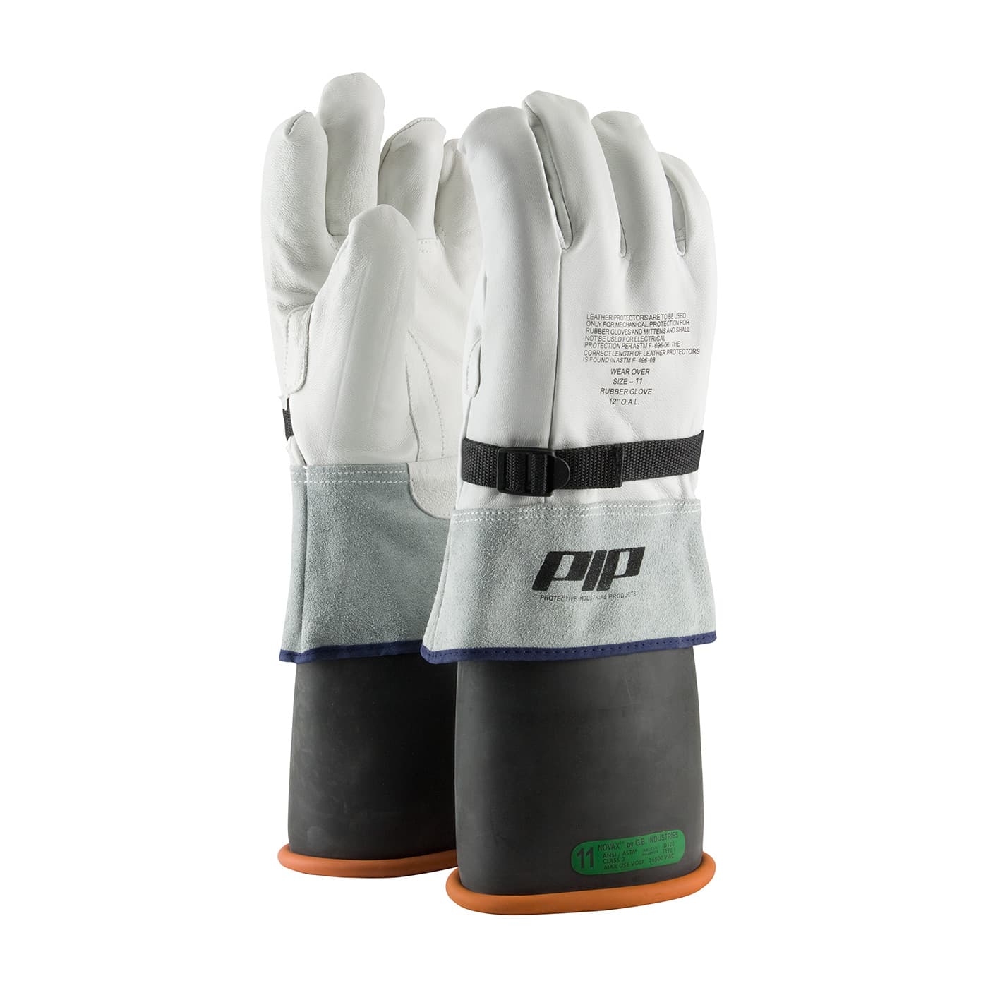 PIP Top Grain Goatskin Leather Protector for Novax Gloves - Gauntlet Cuff (148-7000)