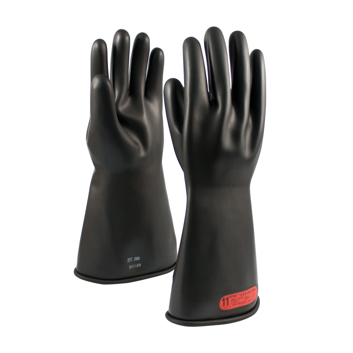 NOVAX Class 0 Rubber Insulating Glove with Straight Cuff - 14 inch (150-0-14)