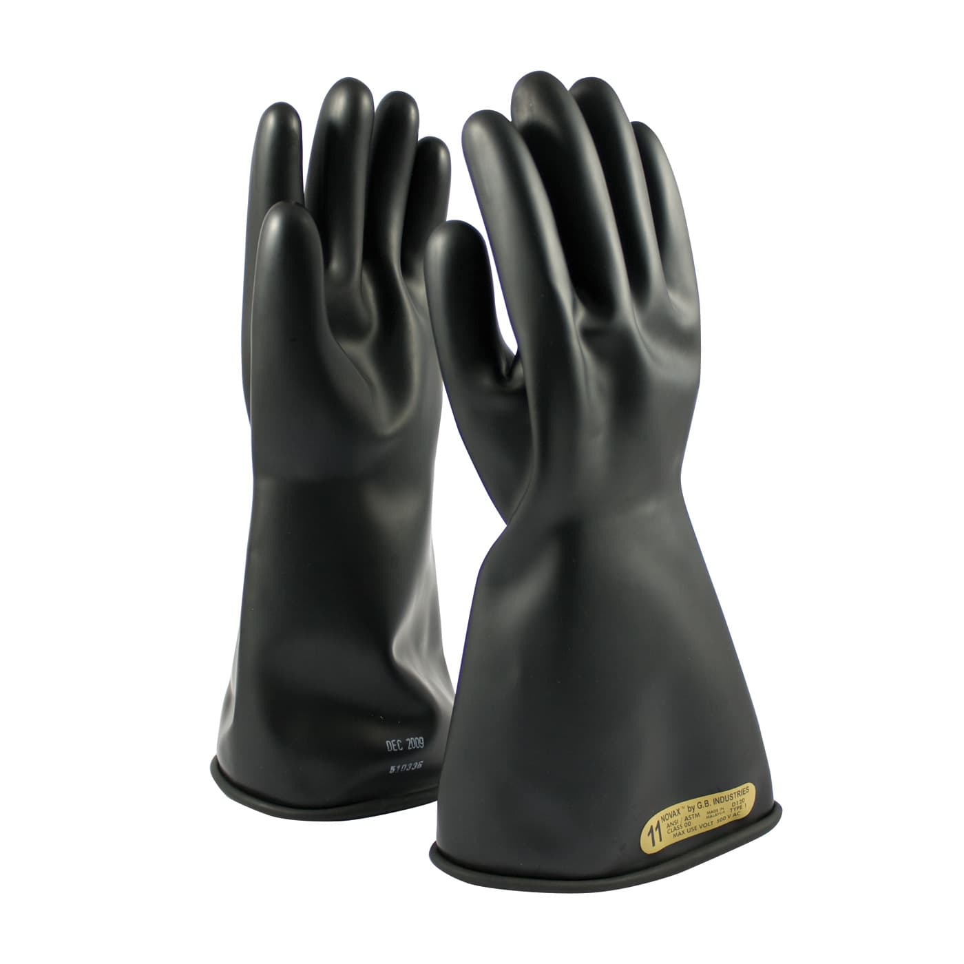 NOVAX Class 00 Rubber Insulating Glove with Straight Cuff - 14 inch (150-00-14)