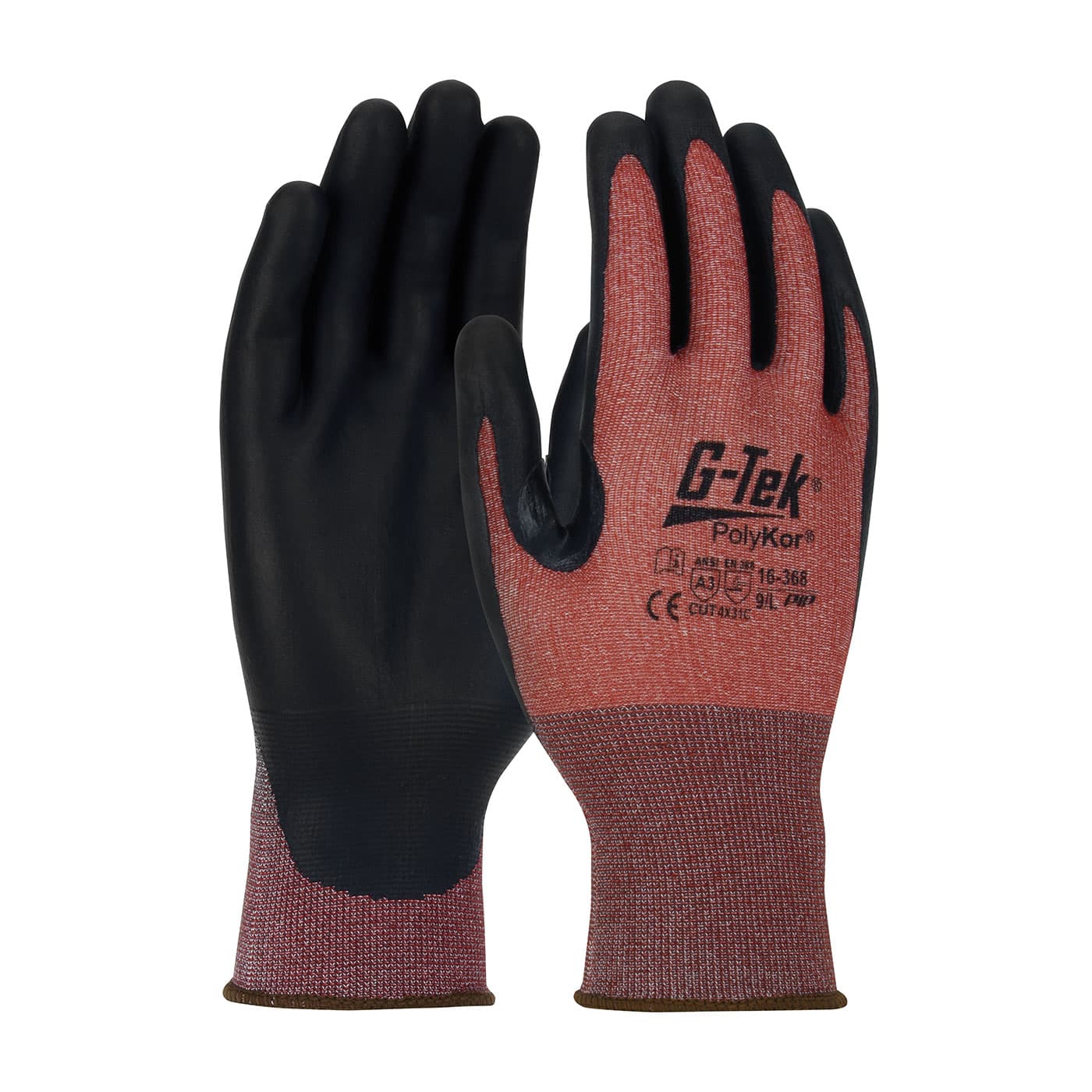 G-Tek PolyKor X7 Seamless Knit PolyKor X7 Blended Glove with NeoFoam Coated Palm & Fingers - Touchscreen Compatible (16-368)