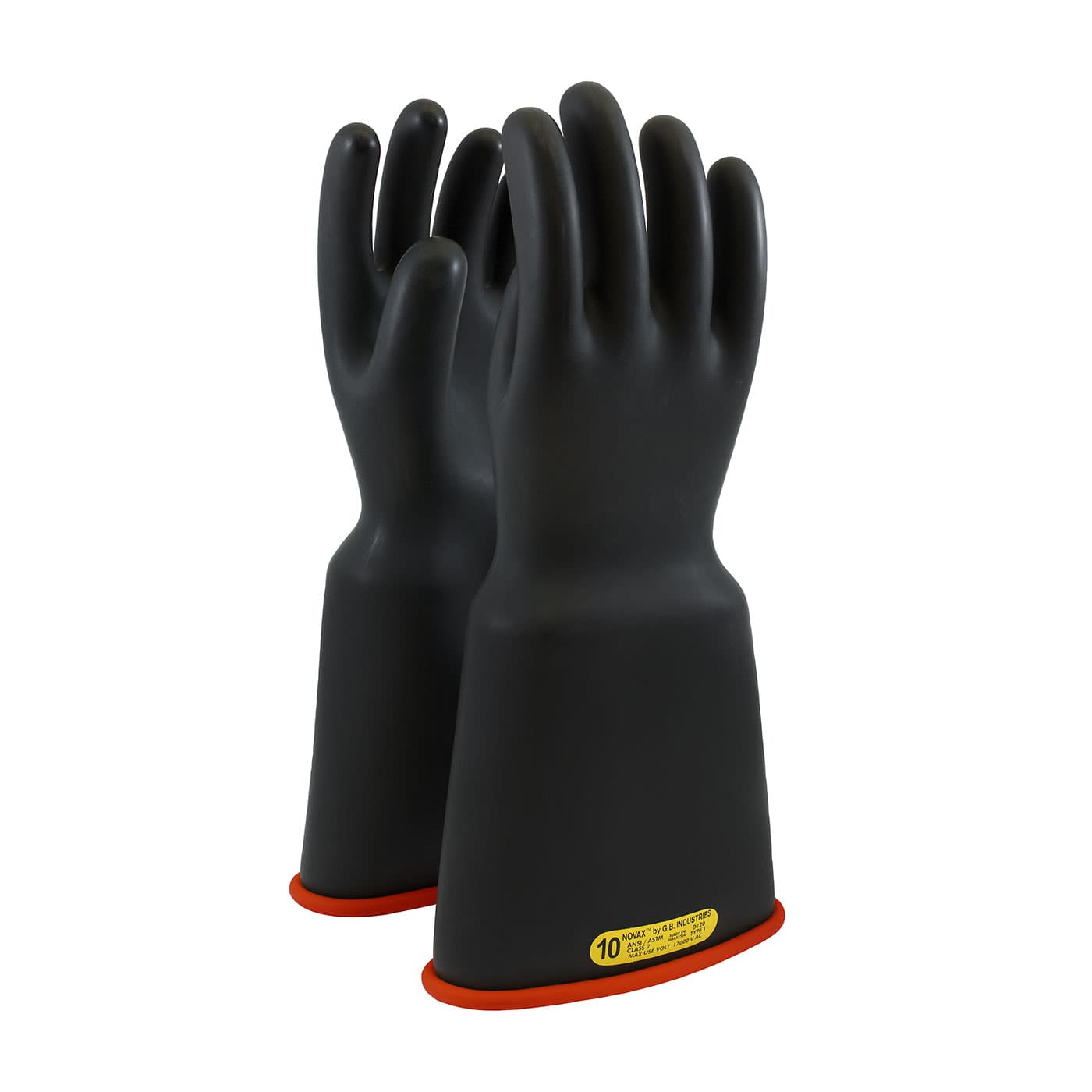 NOVAX Class 2 Rubber Insulating Glove with Bell Cuff - 16 inch (161-2-16)