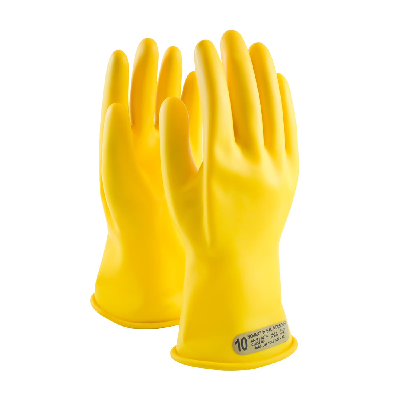 NOVAX Class 00 Rubber Insulating Glove with Straight Cuff - 11 inch (170-00-11)