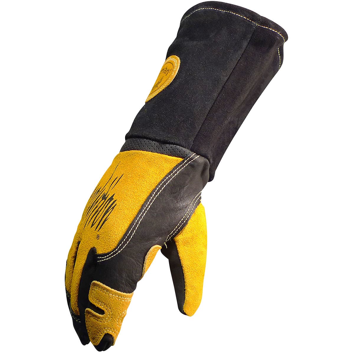 Caiman Premium Top Grain Cowhide Leather MIG/Stick Welder's Glove with FR Fleece Laminated Foam Insulation (1832)_3