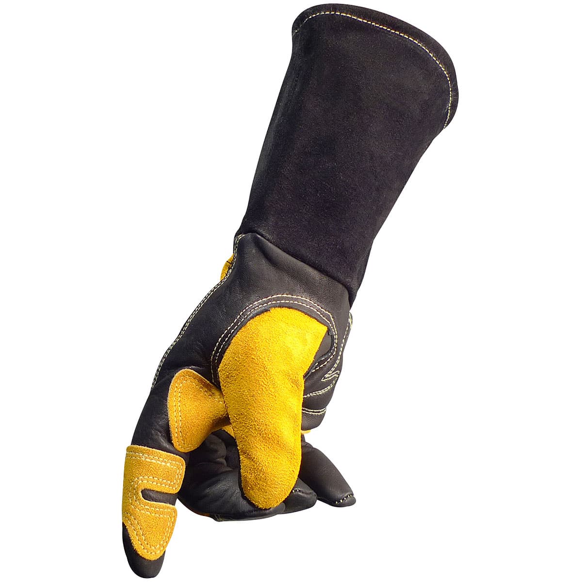 Caiman Premium Top Grain Cowhide Leather MIG/Stick Welder's Glove with FR Fleece Laminated Foam Insulation (1832)_5