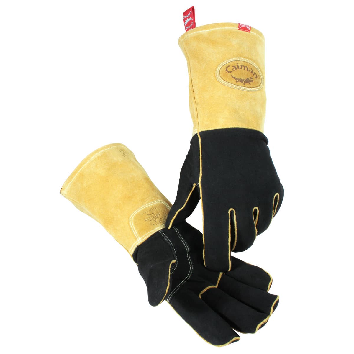 Caiman Premium Split Deerskin Stick/MIG Welder's Glove with Wool Insulation (1852)