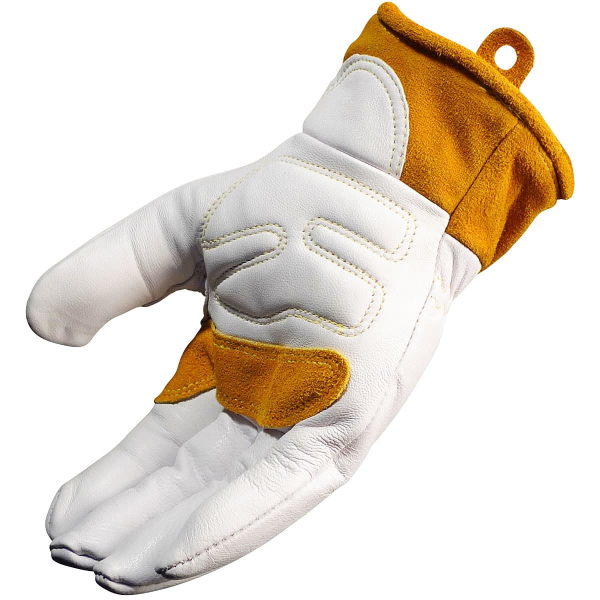 Caiman Premium Goat Grain TIG/MIG Welder's Glove with Wool Insulated Back - Scalloped Cuff (1871)_7
