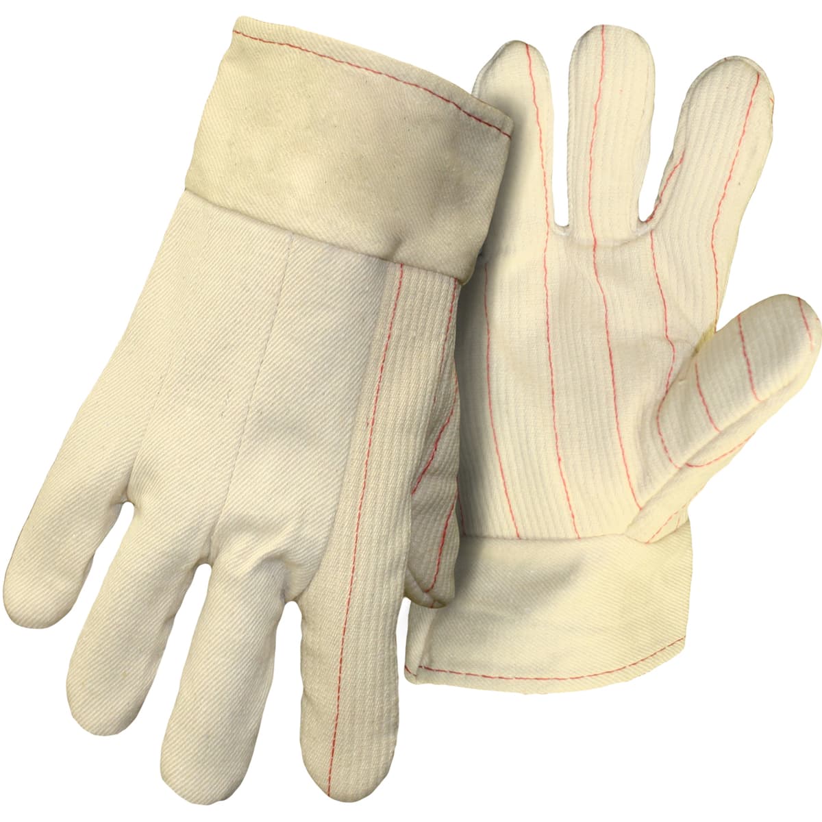 Hot Wing Extra Heavy Weight Cotton Hotmill Glove with Felt Lining - Band Top (1BC42128A)