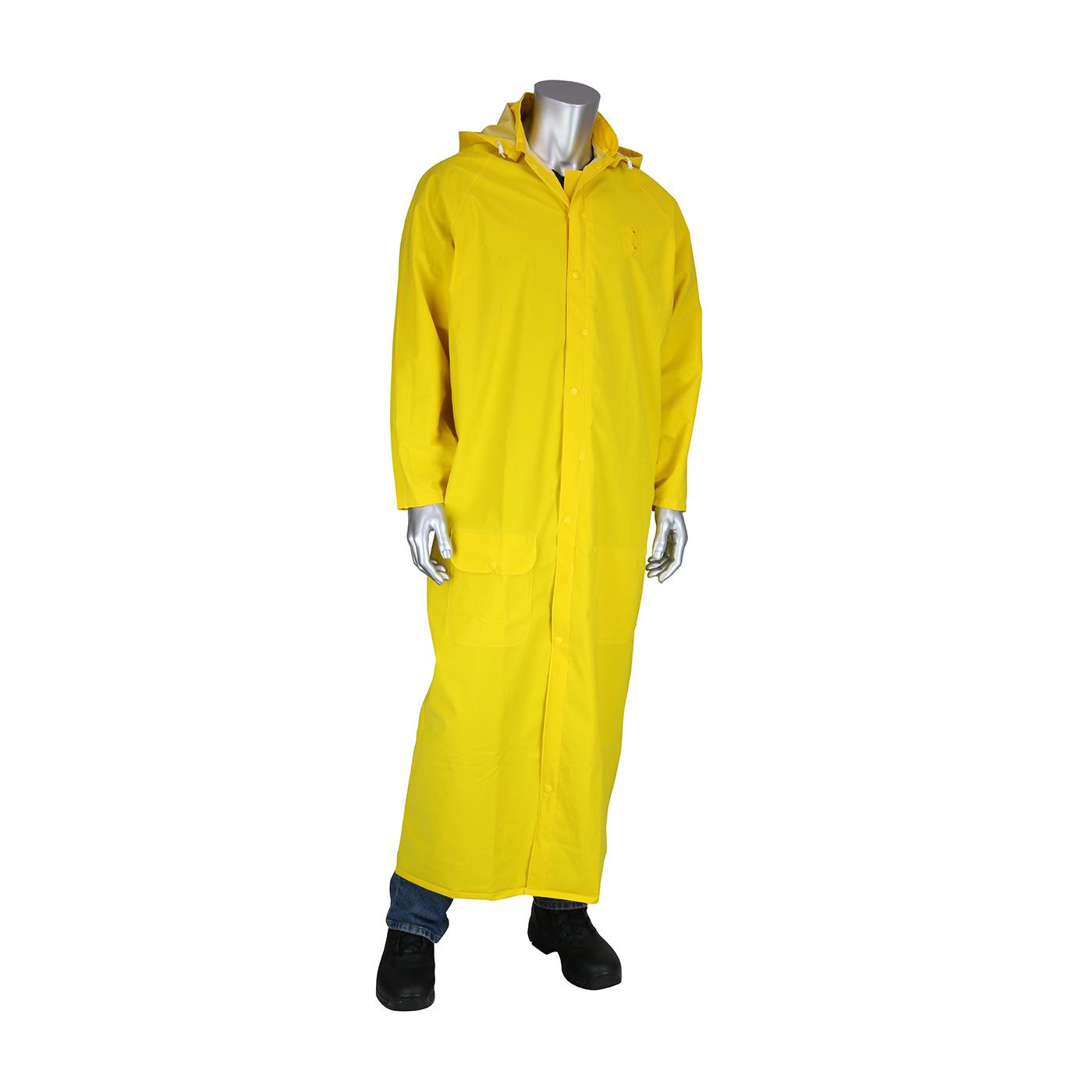 Premium 60" Duster Raincoat - 0.35 mm, Yellow (201-320)_1