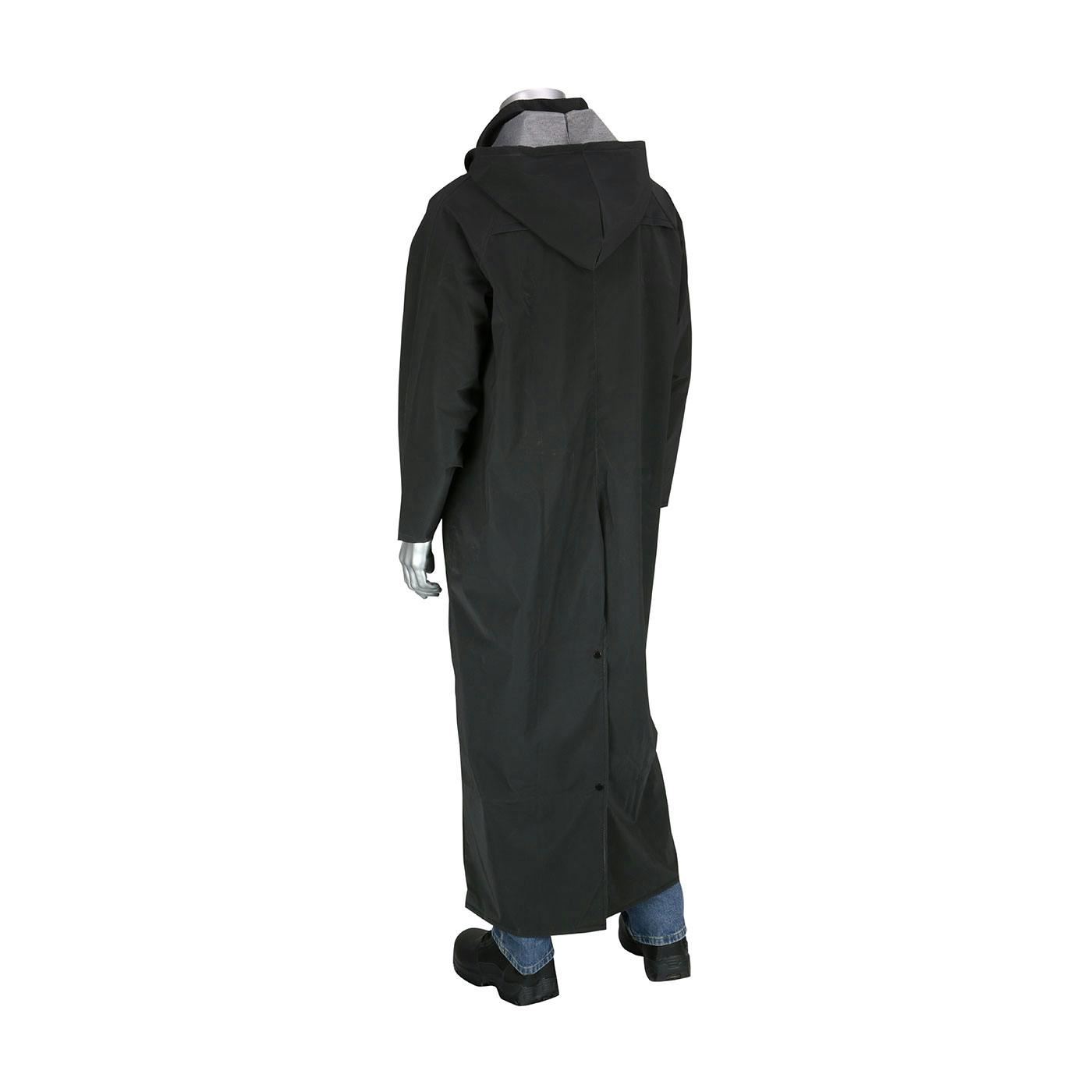 Premium 60" Duster Raincoat - 0.35 mm, Black (201-322)_0