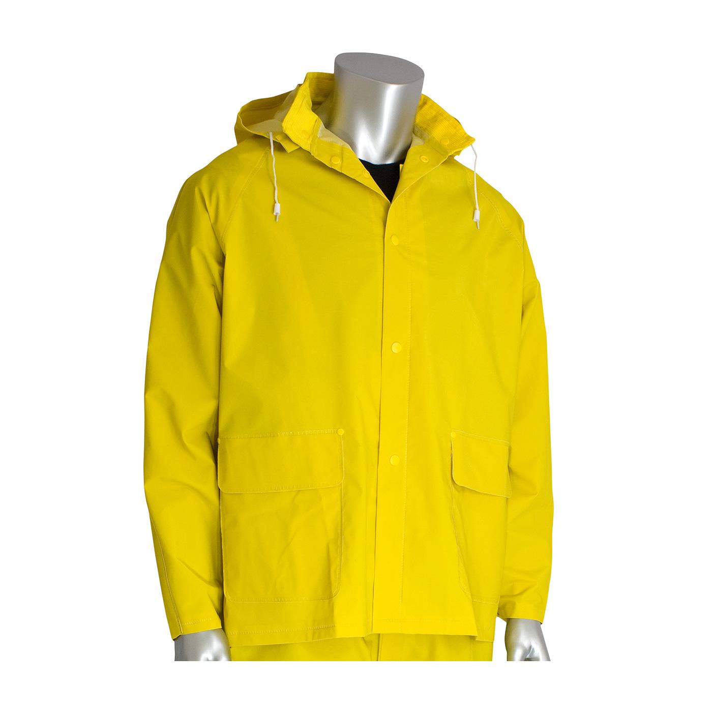 Premium Three-Piece Rainsuit - 0.35mm, Yellow (201-370)_3