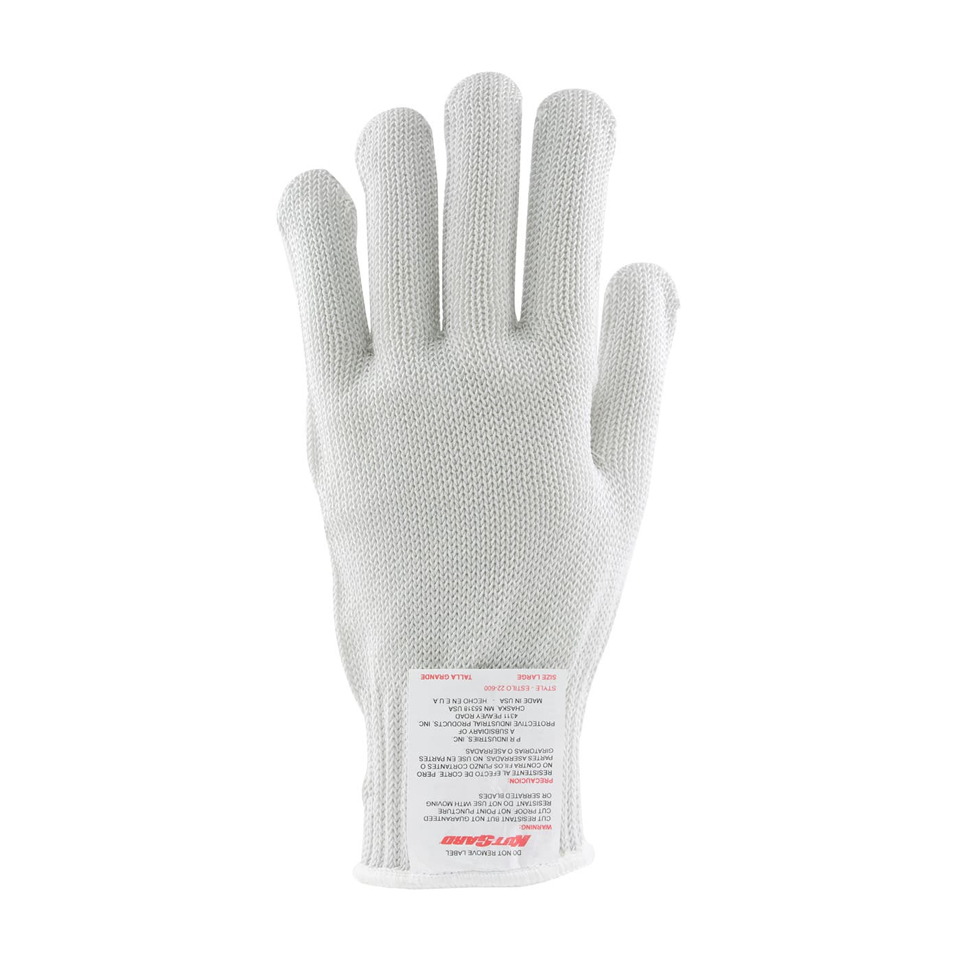 Claw Cover Seamless Knit PolyKor Blended Antimicrobial Glove - Heavy Weight (22-600)